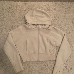 Lululemon Full-Zip Scuba Cropped Hoodie